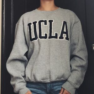 Ucla Gray Crewneck Sweatshirt Womens 